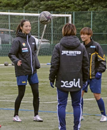 千葉の大滝、出産経て練習に復帰　サッカー女子、元日本代表FW