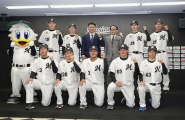 松川虎生「一日も早く1軍に」　ロッテが新入団選手を発表