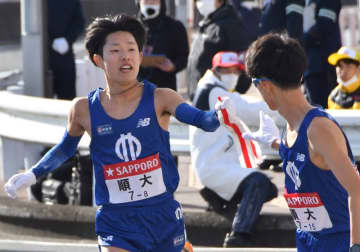「速さより強さ」体現　8区津田将希が区間賞　順大、名門復活へ躍進　【箱根駅伝】