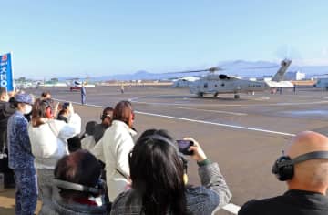 ニュース画像：海自22航空群、今年初のヘリ飛行訓練　大村航空基地
