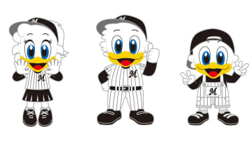 ＜千葉ロッテ＞球団マスコットのイラストをリニューアル　シンプルタッチで表情スッキリ