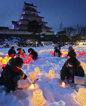 会津の雪祭り、感染拡大で中止相次ぐ　只見、喜多方、柳津、昭和