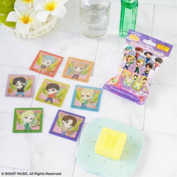 「TinyTAN」の330円入浴剤はゲットしたい！「バスブロマイド」付きだよ。