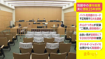 別居中の妻を殺害　夫に懲役25年求刑