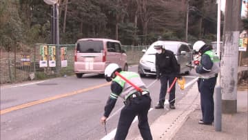 飲酒運転の車にひかれ21歳女性死亡　運転手を現行犯逮捕　千葉・松戸市