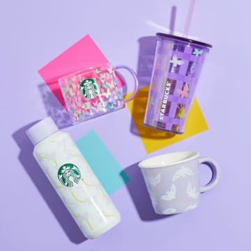 【スタバ】バタフライモチーフにきゅん♡新グッズは早めにゲットしないと。
