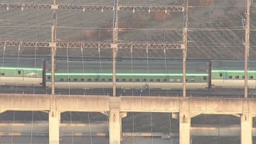ニュース画像：「東北新幹線が脱線 現場は　一部区間で運転見合わせ」