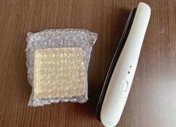 メルカリ民に朗報！ヘアアイロンでプチプチの梱包がめっちゃキレイにできるって知ってた？