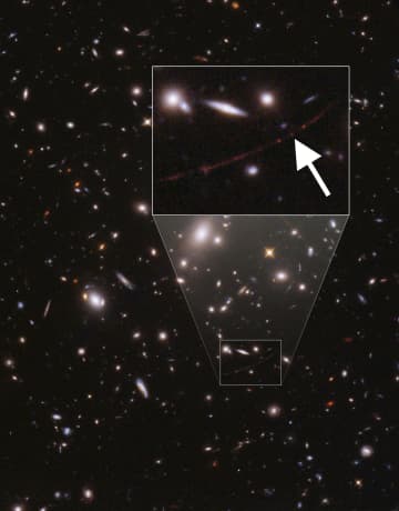 129億年前の星を観測　ハッブル望遠鏡、記録更新
