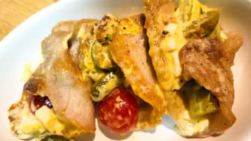 ブロッコリーの茎をおいしく！アレンジ肉巻き【あまたつ！お天気レシピ】