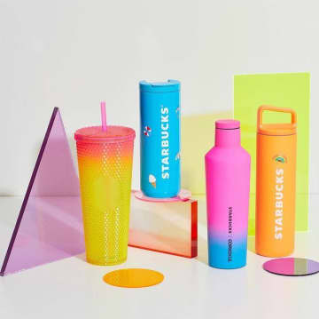 【スタバ】ネオンカラーが夏にぴったり♡海外のグッズが日本でも買える！