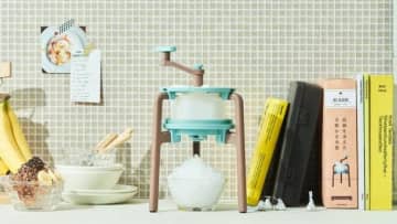 「かき氷器」手入れや収納しやすさにこだわる　工具不要で分解できる　