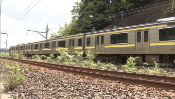JR外房線 倒木と衝突　午後2時ごろ再開へ