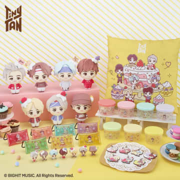 「TinyTAN」の一番くじは全部大当たり！スイーツモチーフが激カワ♡