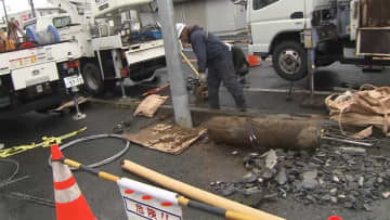 高齢者の送迎車 電柱に衝突　病院に向かう途中...