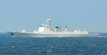 中国艦艇、列島周回か　太平洋側南下、千葉沖へ
