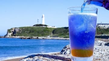 青く美しい「銚子灯台コーラ」シロップボトルが完成！　"罪悪感ない"オーガニック飲料　銚子土産、ご自宅で