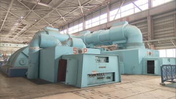 再稼働される火力発電所を公開　老朽化で運転停止中