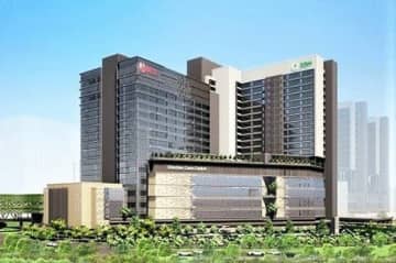 五洋建設は、シンガポール保健省から大型医療施設の新築工事を受注したと発表した（同社提供）