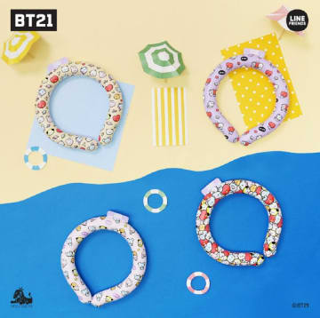 BT21の「クールネック」が激カワ♡繰り返し使えて、熱中症対策に役立つ！
