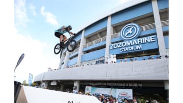 千葉ロッテ　自転車BMXフリースタイル・パークの選手らZOZOマリンでパフォーマンス　7月16日から3日間