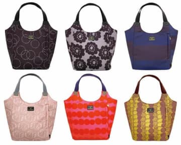 仕切りが動いて整理上手　折り畳み傘・ボトルも収納しやすいトートバッグ