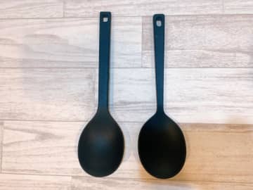 ダイソーで「シリコーンスプーン」発見！無印の人気商品と使い比べてみた。