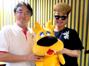 「氣志團万博」アピール　綾小路翔さんのラジオ番組　袖ケ浦市長がゲスト出演