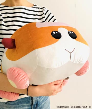 「PUI PUI モルカー」の巨大添い寝枕は癒しのかたまり。パシオス通販で予約できるよ！