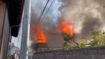 住宅兼事務所で火災 1人けが　千葉・花見川区で一時騒然