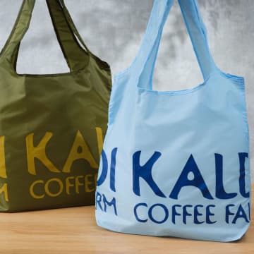 カルディの250円「エコバッグ」に新色！カーキ、ライトブルーどっちもおしゃれ♡