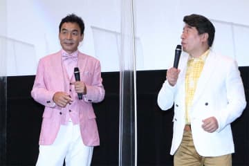 ダチョウ倶楽部、2人体制になって初めてファンの前に登場　「ヤー！」と持ちネタ披露