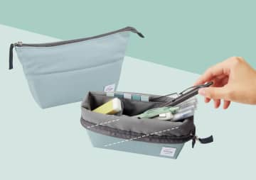 新構造ペンケース「Nストレージ」　出し入れしやすいナナメ仕切り採用