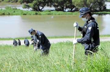 【松戸の女子小学生不明】120人態勢も発見できず　台風で江戸川増水、捜索は難航