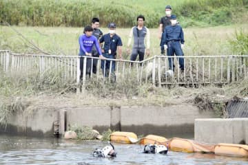【速報】7日目も発見至らず…取水口周辺を重点捜索、埼玉県警協力　帽子発見は「重要な手がかり」と家族　松戸女児不明