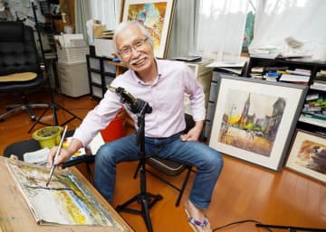 75歳ユーチューバ－水彩画の“描き語り”人気　いすみ市の柴崎春通さん　登録者150万人、話術で魅了