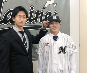 友杉のロッテ入団決定　天理大からドラフト2位