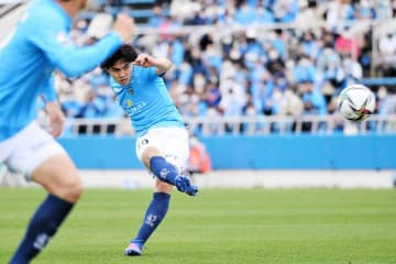 横浜FCから水戸へ完全移籍することが決まった安永＝4月17日、ニッパツ