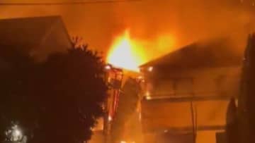 【続報】未明の住宅街で火事　全焼が6棟に　1人死亡･2人ケガ　千葉･松戸市