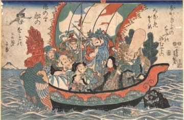 2023年・新春「めでたい浮世絵」～いつの世も幸せ求め…ゑびす・大黒に七福神 宝の入船にあやかって～白鹿記念酒造博物館