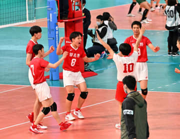 【速報】習志野、会心16強入り　佐賀学園を2―0で下す　春高バレー