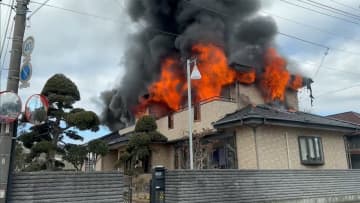 【速報】千葉・九十九里町で住宅火災　「2階から炎」出火原因は