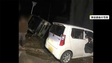 見晴らしいい道路で衝突　運転手語る横転事故の瞬間　60代母が肋骨を折る