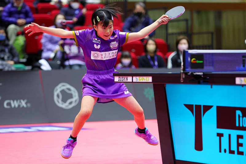 【Tリーグ】京都カグヤライズ 小3・松島美空 五輪メダリスト・台湾のエースから1ゲーム奪う！