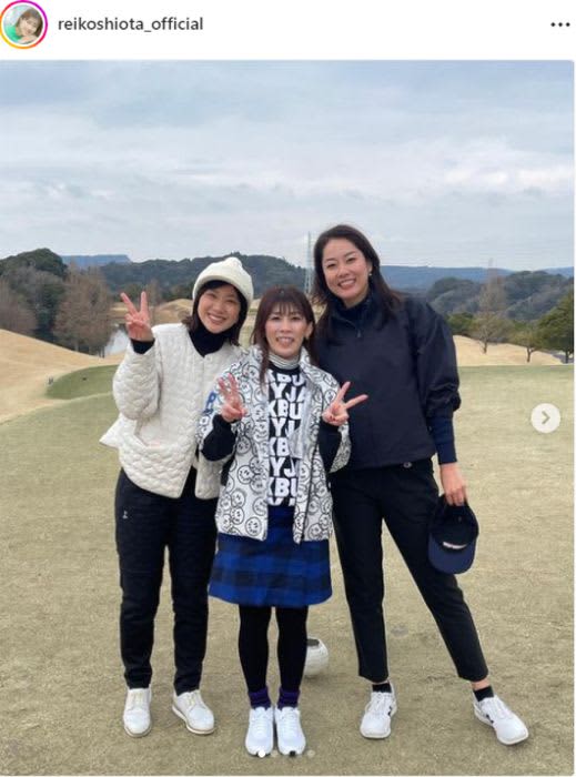 「超豪華メンバー」元日本代表の女子アスリートがわいわいラウンド！潮田玲子がゴルフコンペの様子を公開