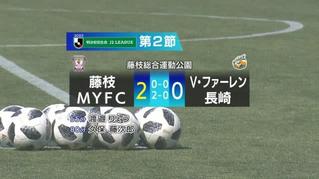 藤枝ＭＹＦＣ　開幕2連勝　ホーム初陣を飾る　個の力を誇る長崎撃破