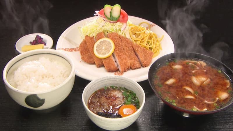 島根地元の人気店「とんかつ一番」のボリューム抜群「肉厚ロースかつ」