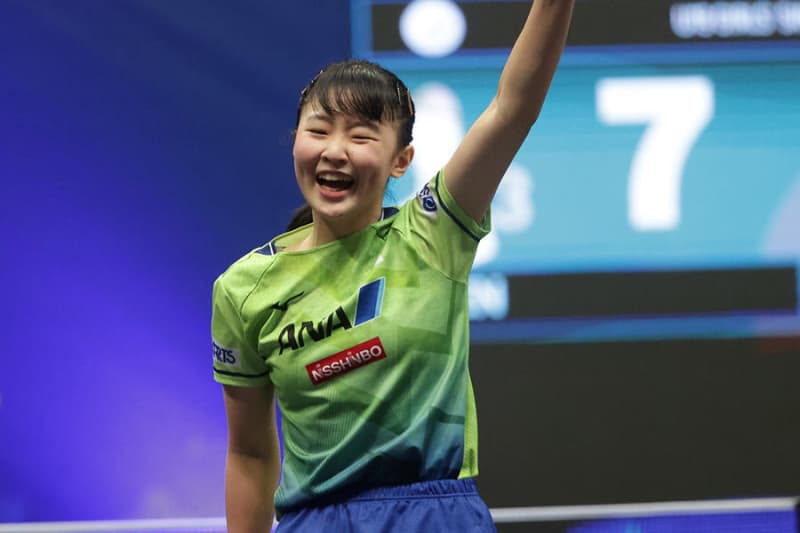 中学2年・張本美和 中国撃破の快進撃！兄妹そろってベスト4進出【卓球 WTTゴア】