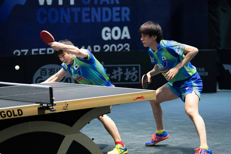 ダブルス世界1位 宇田幸矢・戸上隼輔 韓国ペアに敗れて準優勝【卓球 WTTゴア】