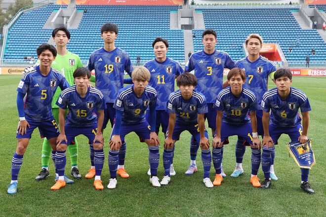 U-20日本代表、キルギス戦のスタメンを発表！ バルセロナ髙橋仁胡や松木玖生、初戦で２発の熊田…